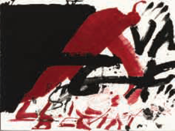 Antoni Tàpies (*1923) Signes negres, 1976