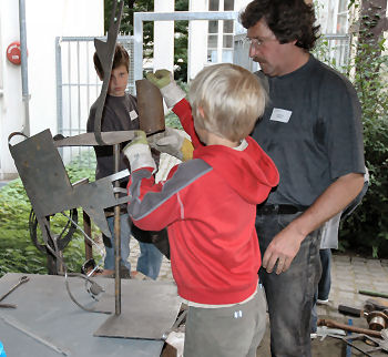 Skulpturenworkshop mit Hartmut Stielow 