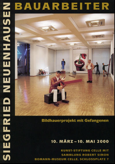 Plakat Siegfried Neuenhausen: Bauarbeiter 