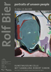 Plakat Rolf Bier. portraits of unseen people 