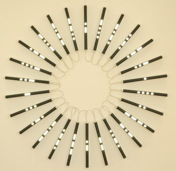 Brigitte Kowanz (*1957) Morsealphabet, 1997 Leuchtstofflampen, Acrylglas, Lack 